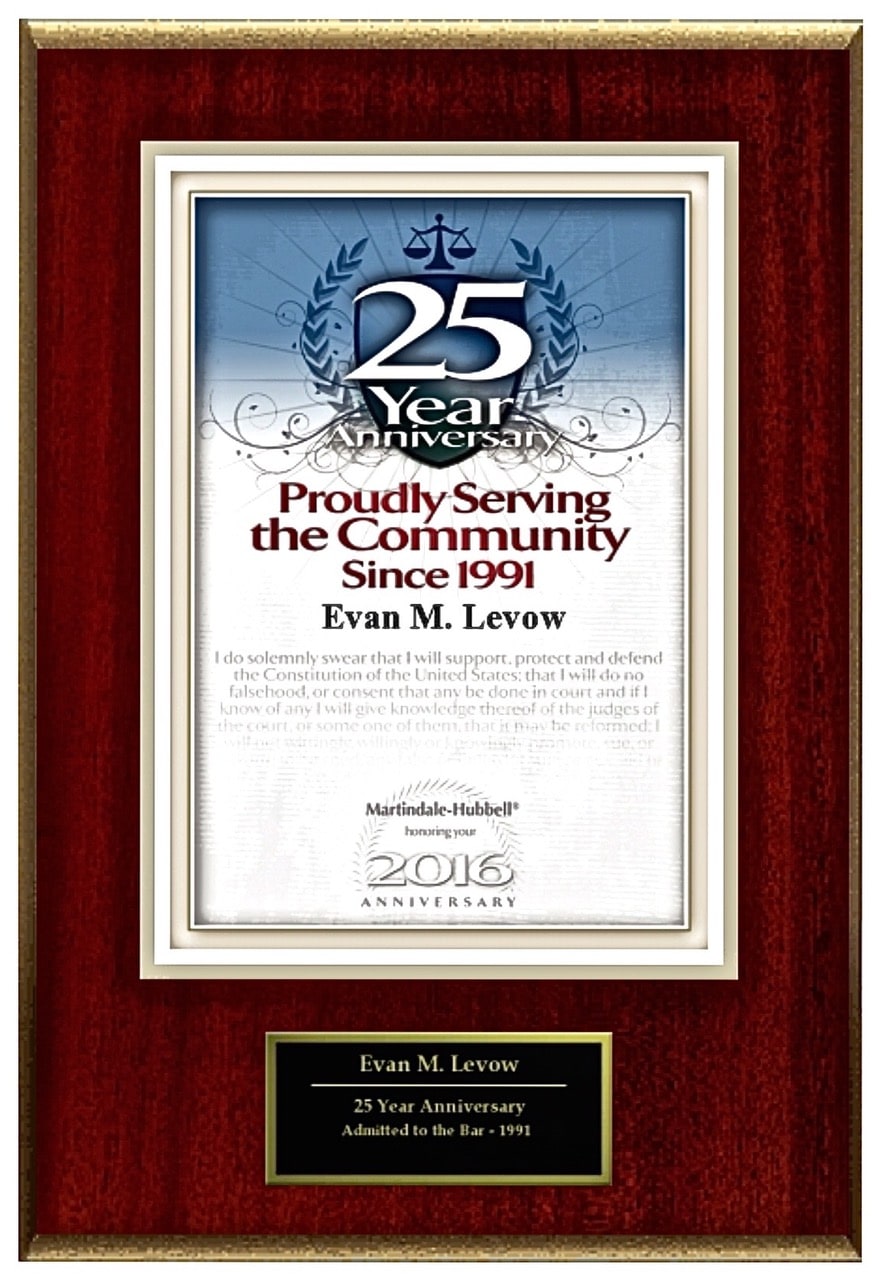 Levow DWI Law Certifications and Awards